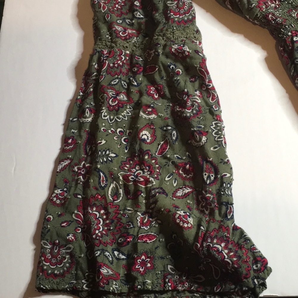 Torrid green Paisley Dress size 2 (2XL) EUC - Picture 2 of 6